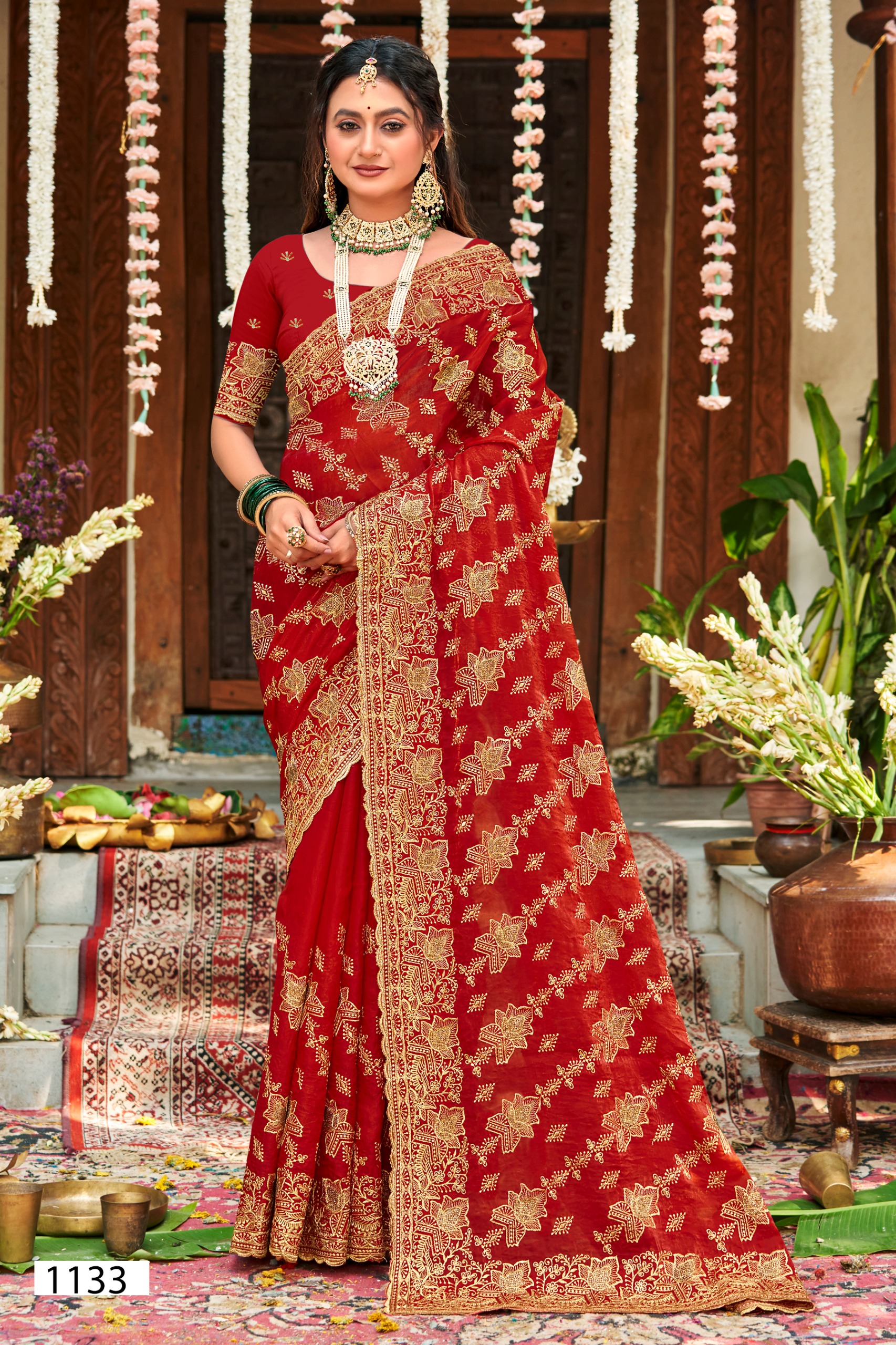 Individual photo saree design 1133
